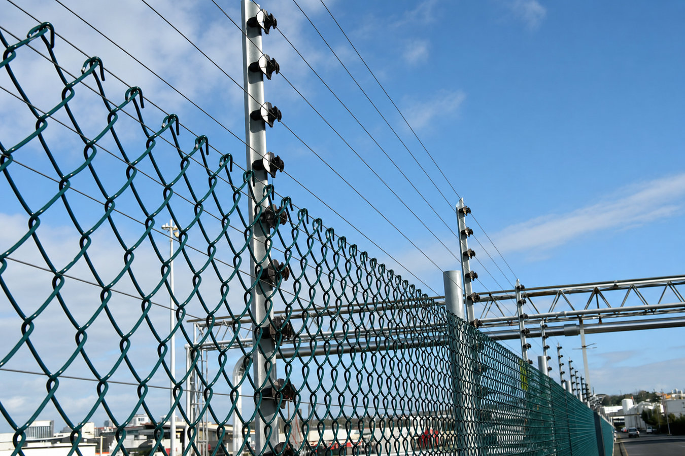 Security fence installation